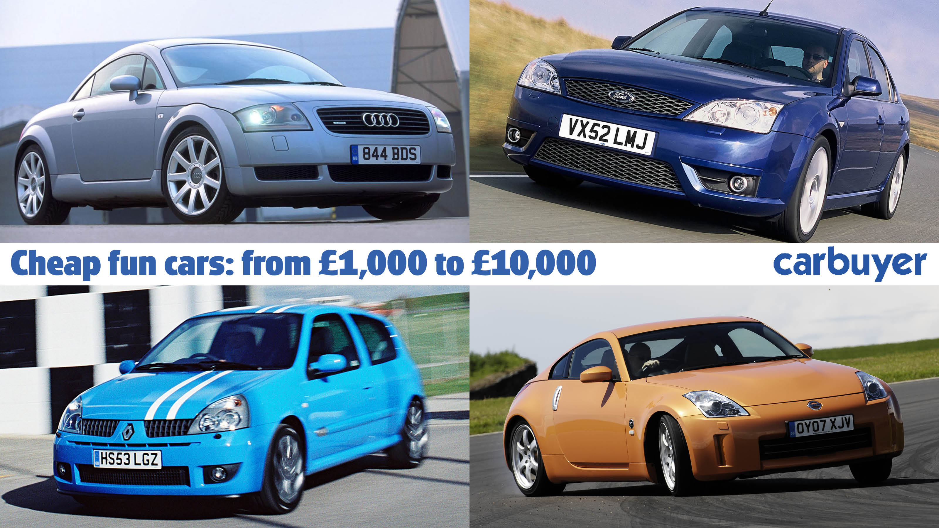 Cheap fun cars: our used sporty car picks from £1,000 to £10,000